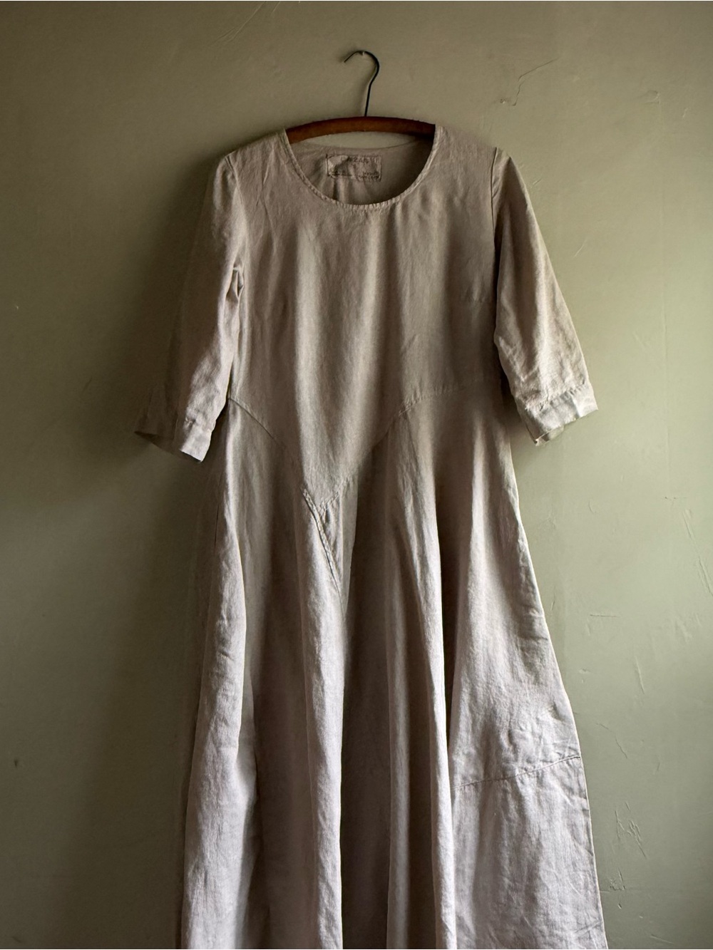 Grizas Linen Maxi Dress - Light Beige